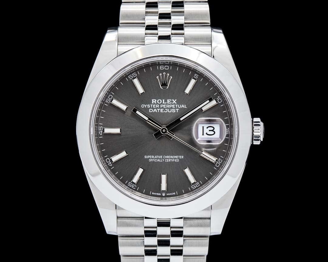 Rolex 126300 Datejust 41 Jubilee SS Gray Dial
