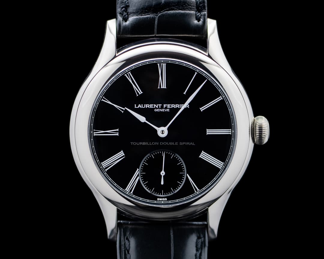 Image of Laurent Ferrier Galet Classic Double Spiral Tourbillon 18K WG Onyx Dial 2026 RARE