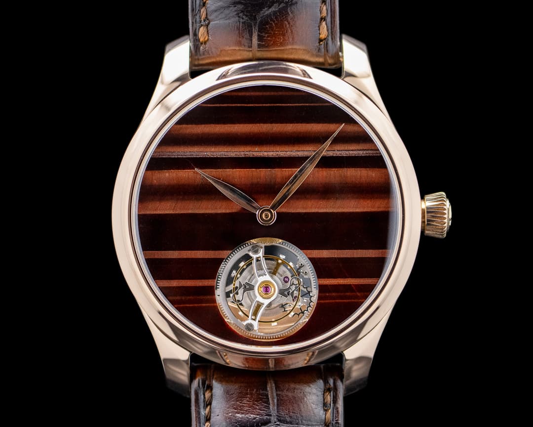 H. Moser & Cie. Endeavour Tourbillon Concept 18K Rose Gold Ox's Eye Dial LIMITED