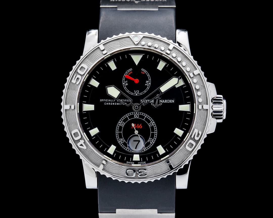 Image of Ulysse Nardin 263-33 Maxi Marine Diver SS Black Dial