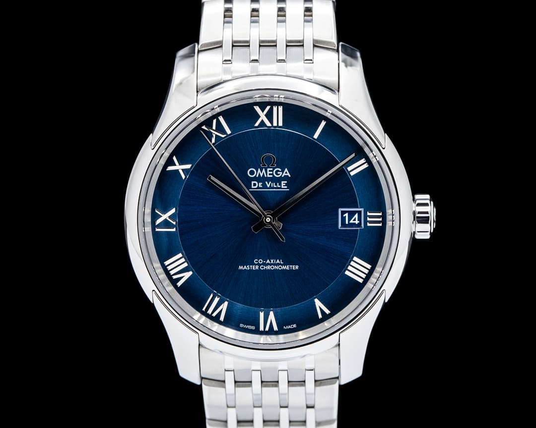 Image of Omega De Ville Hour Vision SS Blue Dial 2026