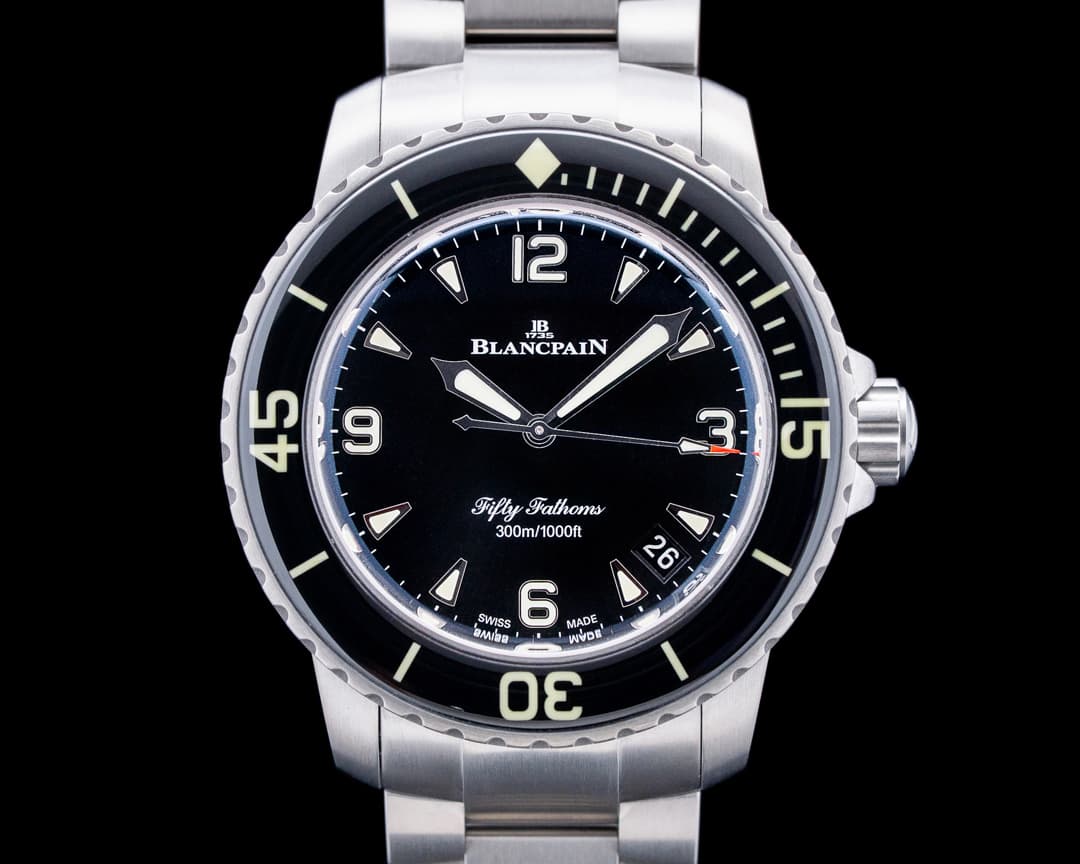 Blancpain 5010 Fifty Fathoms Automatique Titanium Black Dial