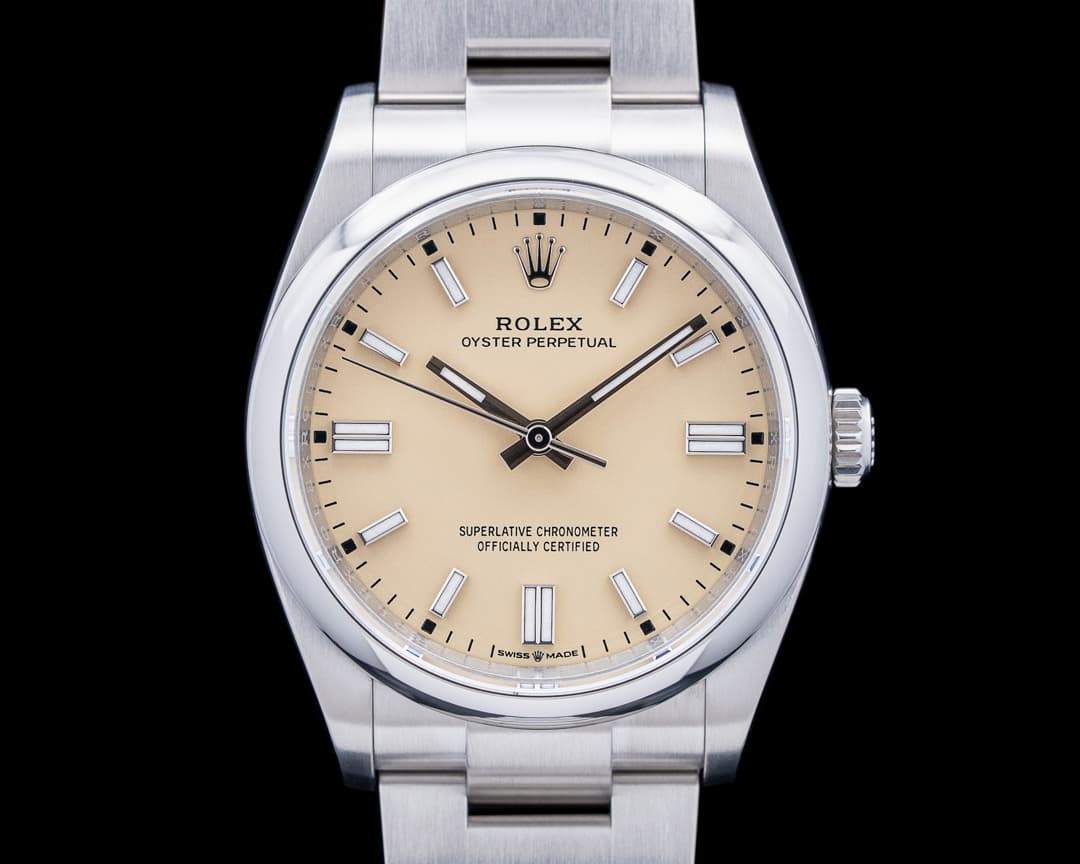 Rolex 126000 Oyster Perpetual 36 SS Beige Dial 2025