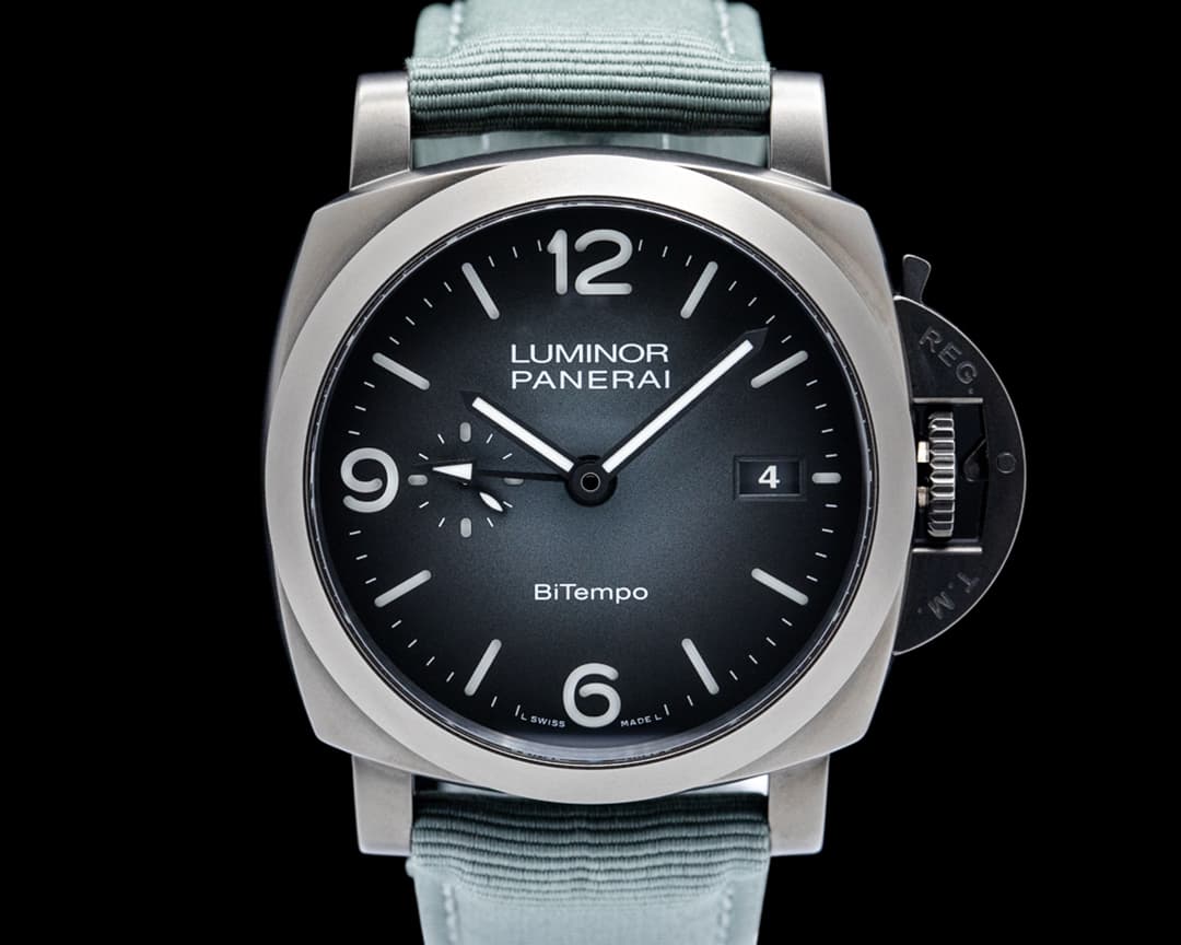 Image of Panerai PAM01467 Luminor BiTempo Titanium DLC New York LIMITED