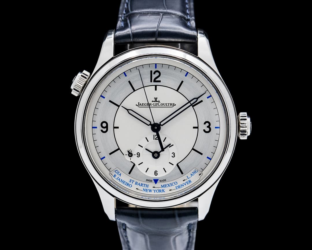 Jaeger-LeCoultre Q1428530 Master Geographic SS Silver Sector Dial