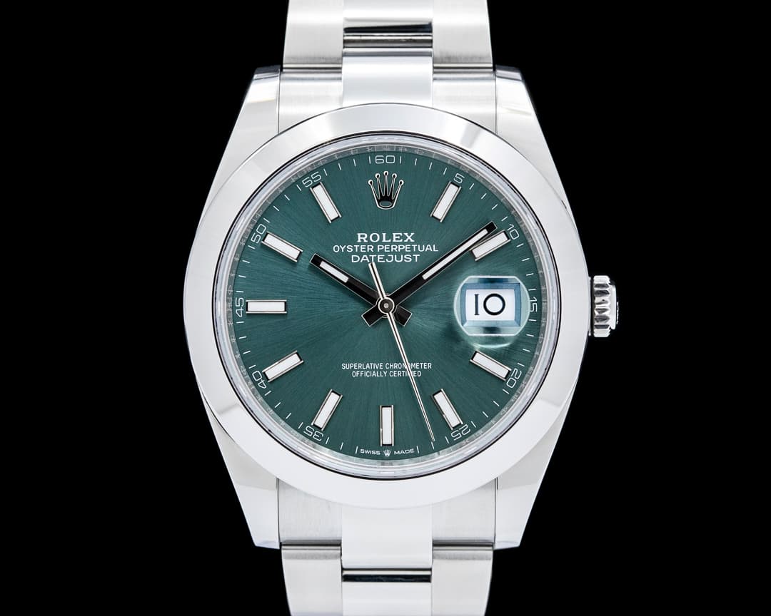 Image of Rolex 126300 Datejust 41 SS Mint Green Dial