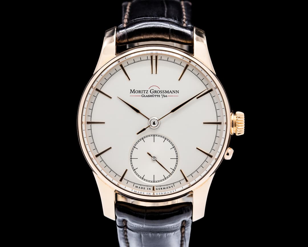 Image of Moritz Grossmann MG02 Atum 18K Rose Gold Silver Dial