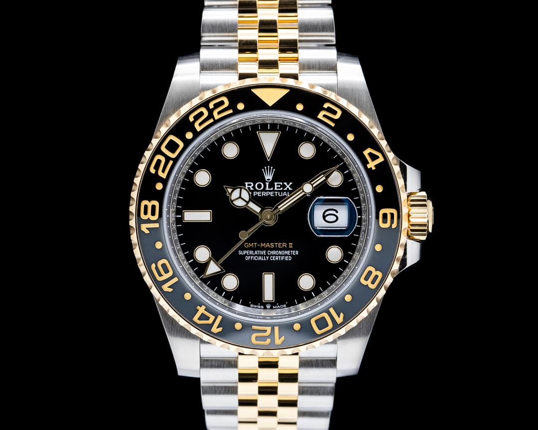 Image of Rolex 126713GRNR GMT Master II SS / 18K YG Black Dial