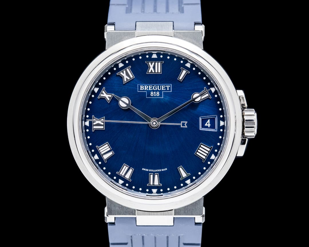 Breguet 5517 Marine Titanium Blue Dial
