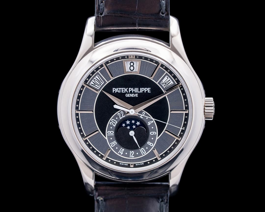 Patek Philippe 5205G Annual Calendar 18K White Gold Gray Dial