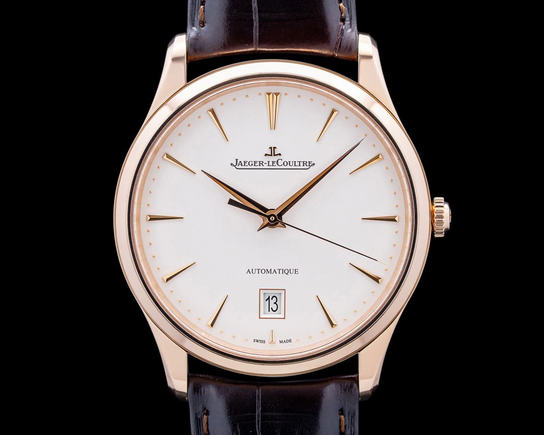 Image of Jaeger-LeCoultre Q1232510 Master Ultra Thin Date 18K Rose Gold Beige Dial