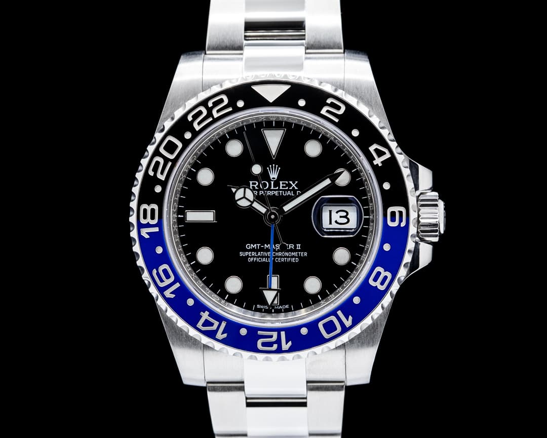 Rolex 116710BLNR GMT-Master II "Batman" SS Black Dial