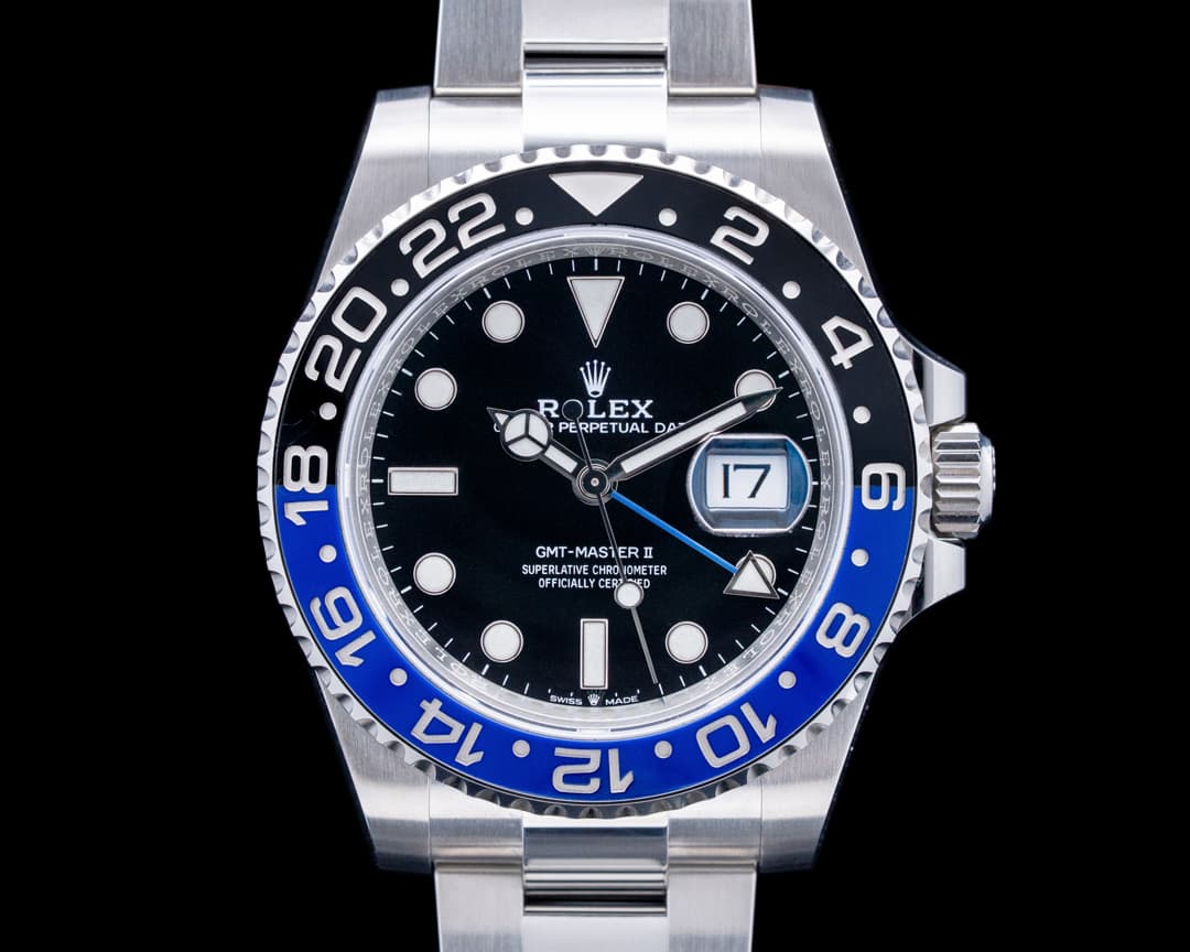 Image of Rolex 126710BLNR GMT-Master II "Batman" SS Black Dial
