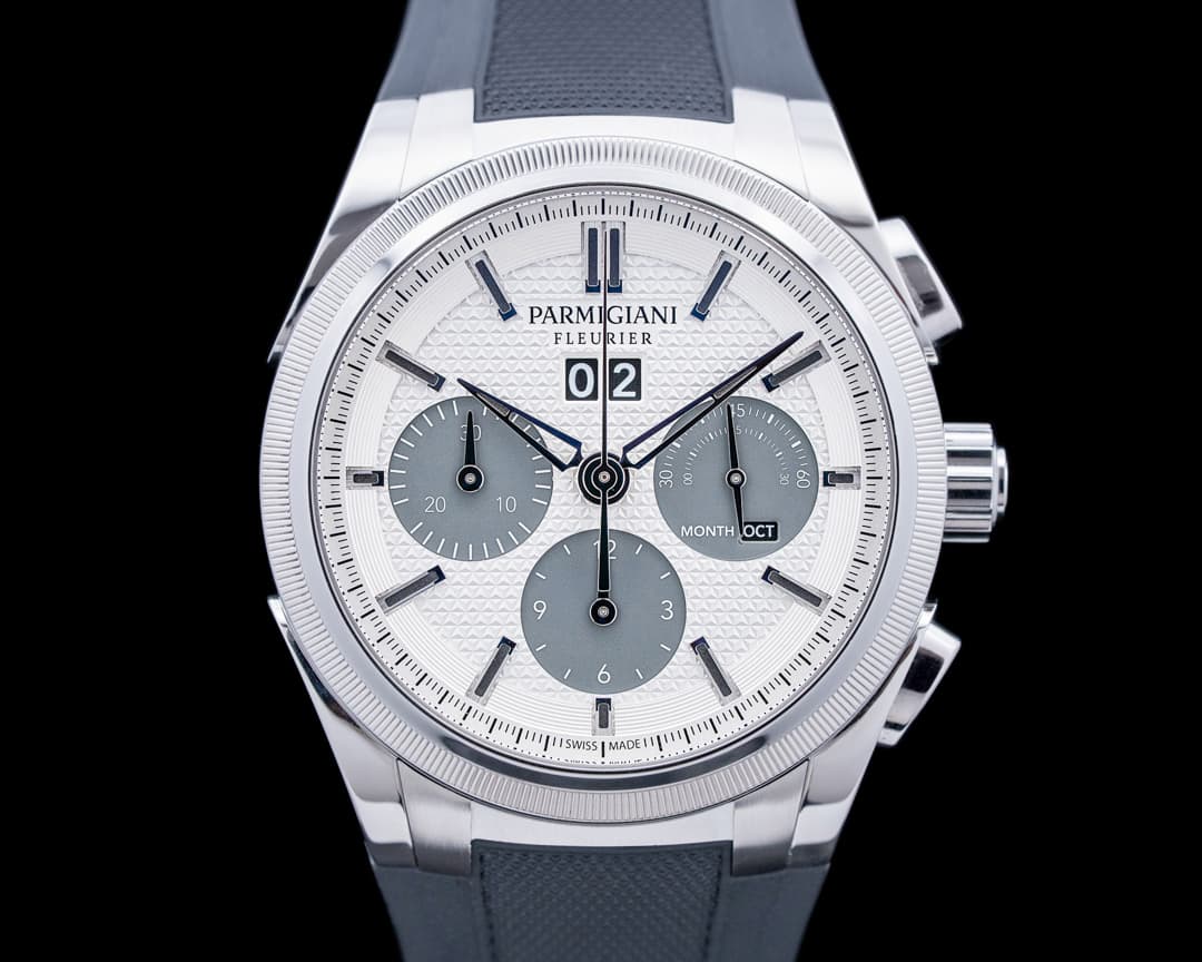 Parmigiani PFC906 Tonda GT Chronograph SS Silver Dial