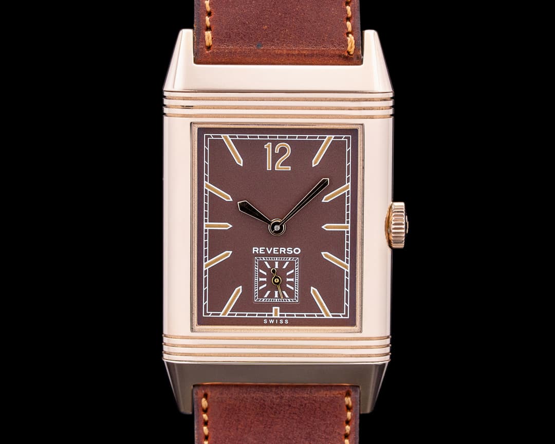 Jaeger-LeCoultre Q2782560 Grande Reverso Ultra Thin 1931 18K Rose Gold Brown Dial