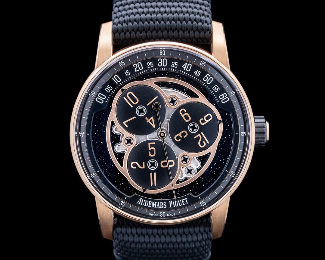 Image of Audemars Piguet 15212NR Code 11.59 Starwheel Ceramic / 18K Rose Gold Black Dial