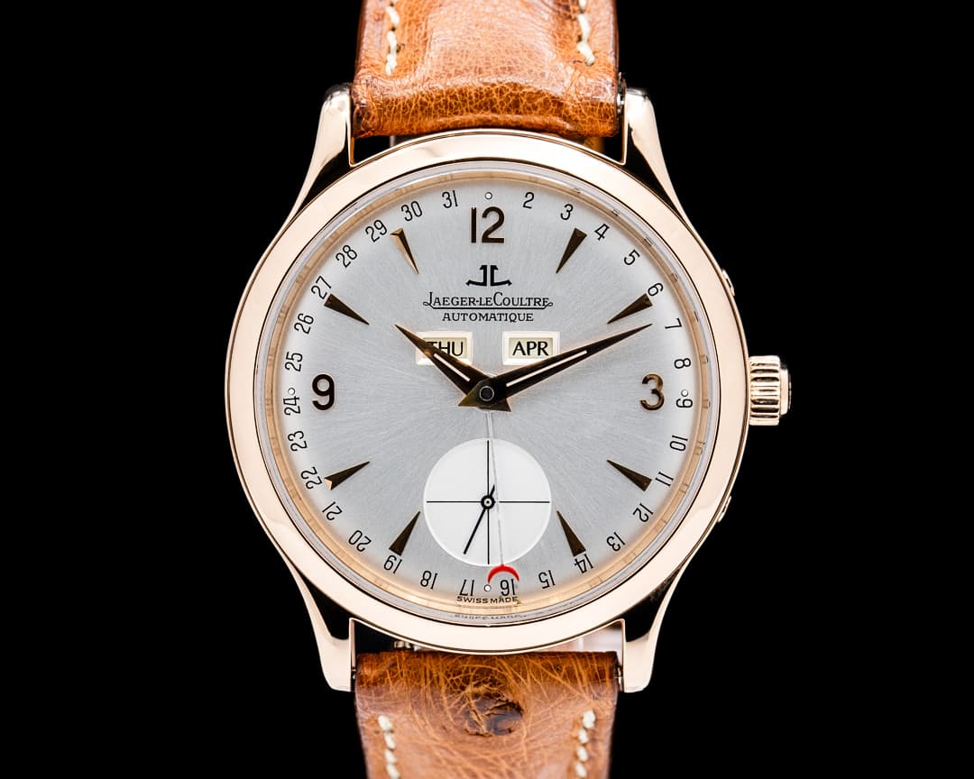 Jaeger-LeCoultre 140.2.87 Master Calendar 18K Rose Gold Silver Dial