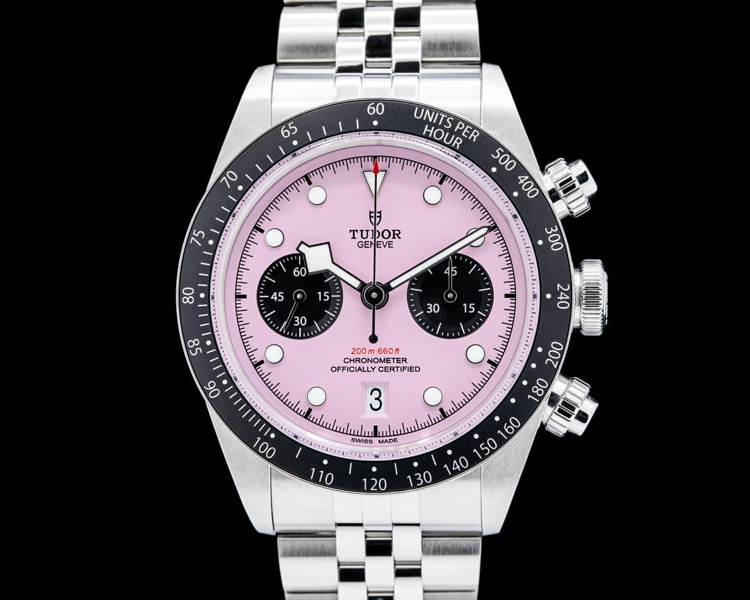 Tudor 79360N Black Bay Chronograph SS Pink Dial