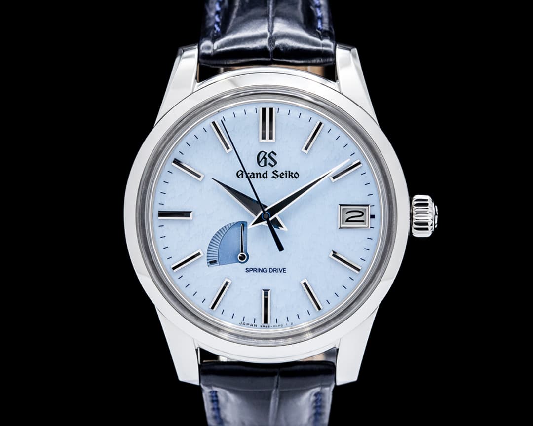 Image of Grand Seiko SBGA407G Skyflake Elegance Collection SS Blue Dial