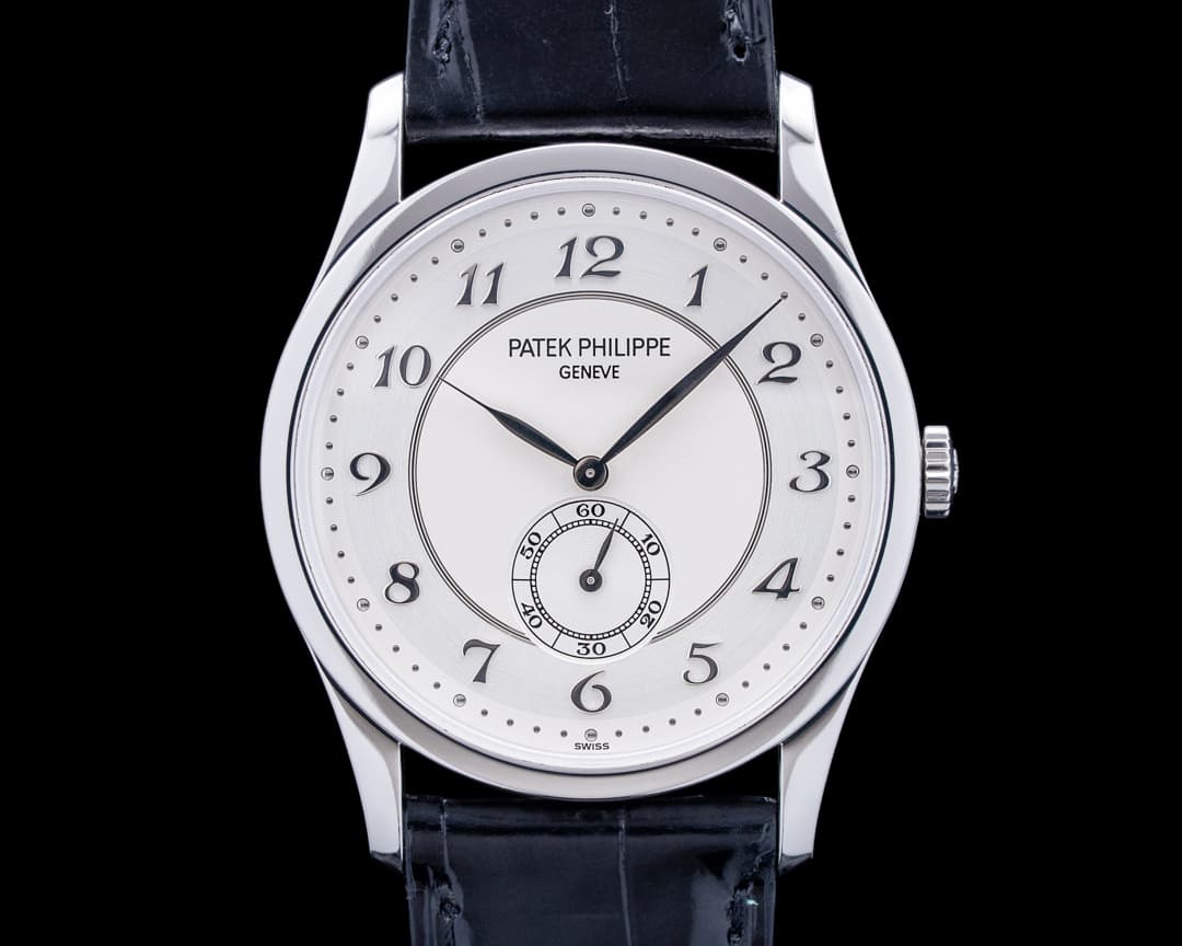 Image of Patek Philippe 5196P Calatrava Platinum Silver Dial