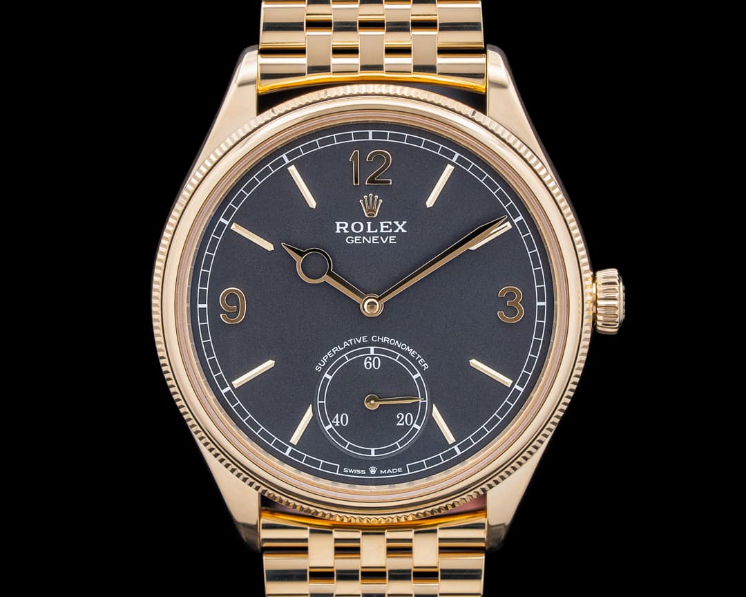 Rolex 52508 Perpetual 1908 18K Yellow Gold Black Dial 2025