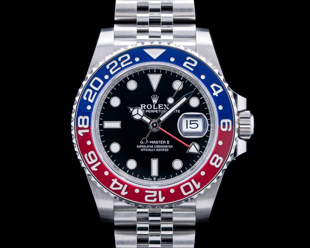 Rolex 126710BLRO GMT-Master II "Pepsi" SS Black Dial