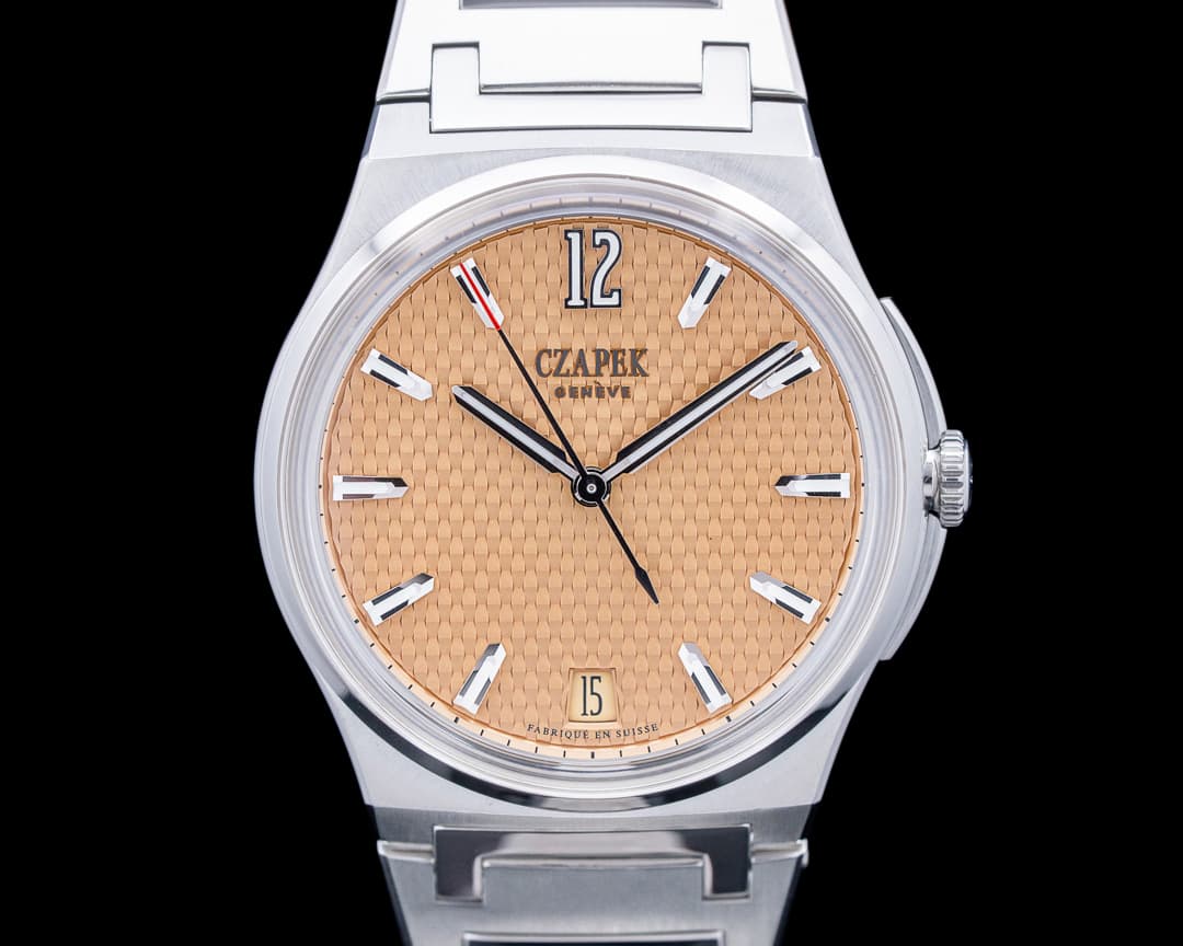 Image of Czapek & Cie Antarctique Passage de Drake SS Salmon Dial
