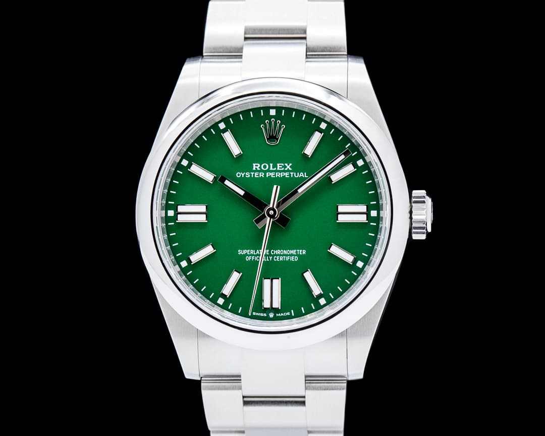 Rolex 134300 Oyster Perpetual 41 SS Green Dial 2026