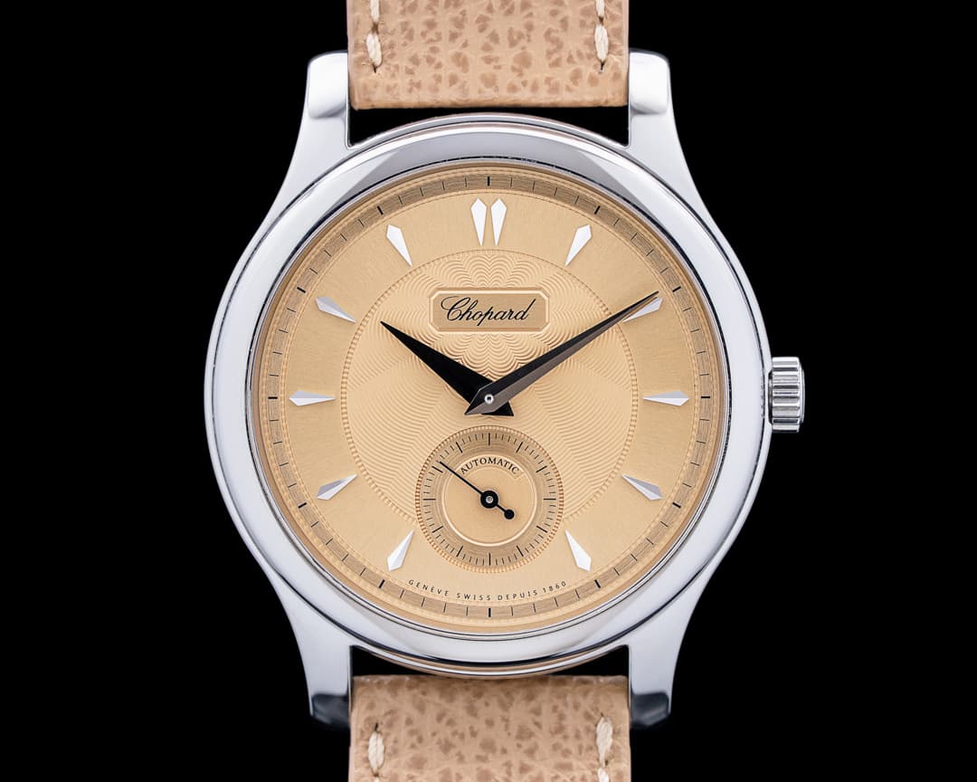Chopard 168860 L.U.C 1860 Revolution Edition SS Salmon Dial LIMITED