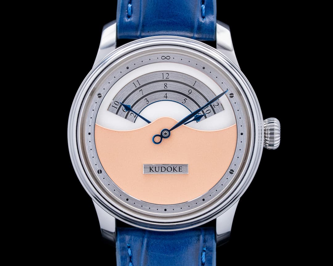 Image of Kudoke Kudoke 3 SS Salmon Dial