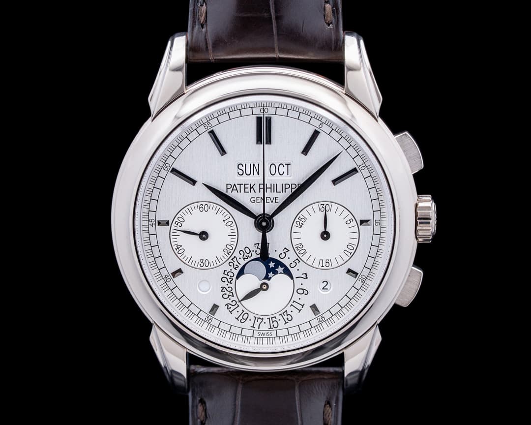 Image of Patek Philippe 5270G Perpetual Calendar Chronograph 18K White Gold Silver Dial
