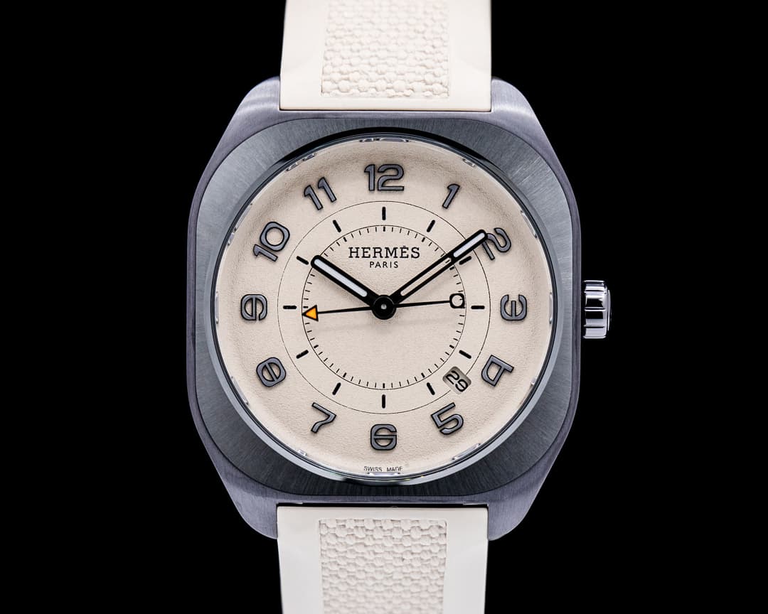 Hermès H08 HODINKEE Titanium / Ceramic Cream Dial LIMITED UNWORN