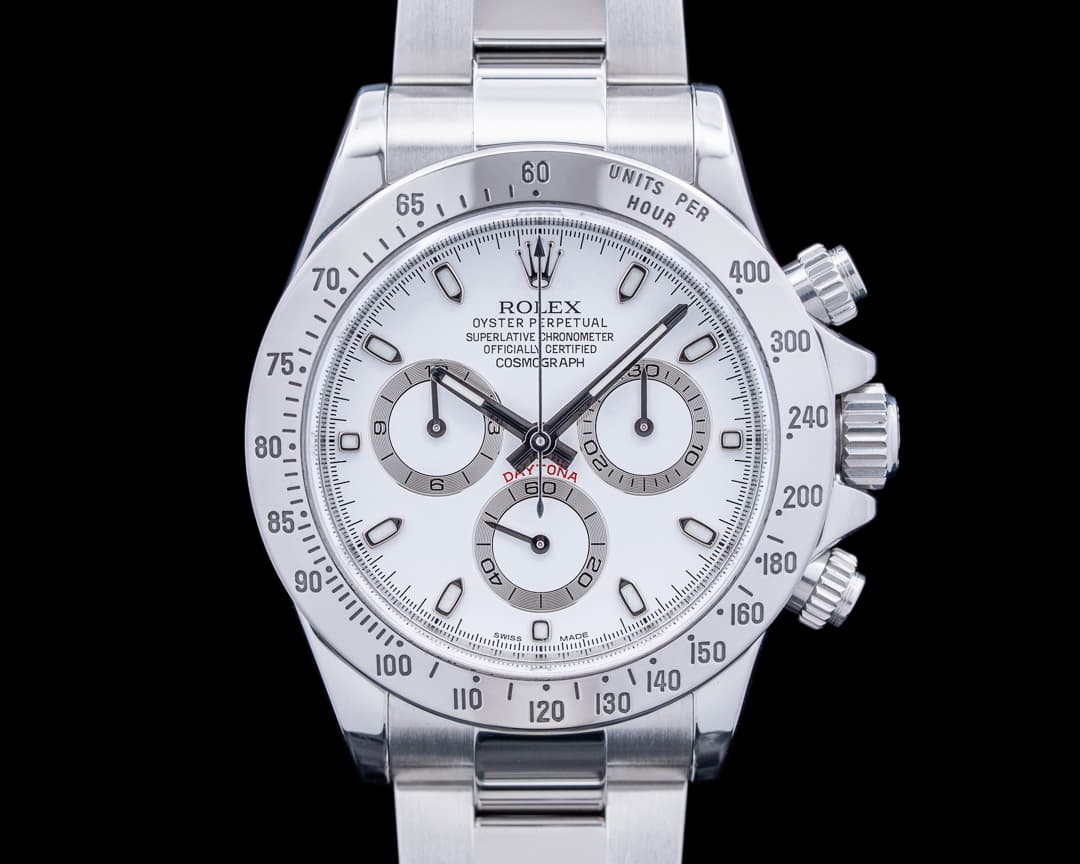 Rolex 116520 Daytona SS White Dial