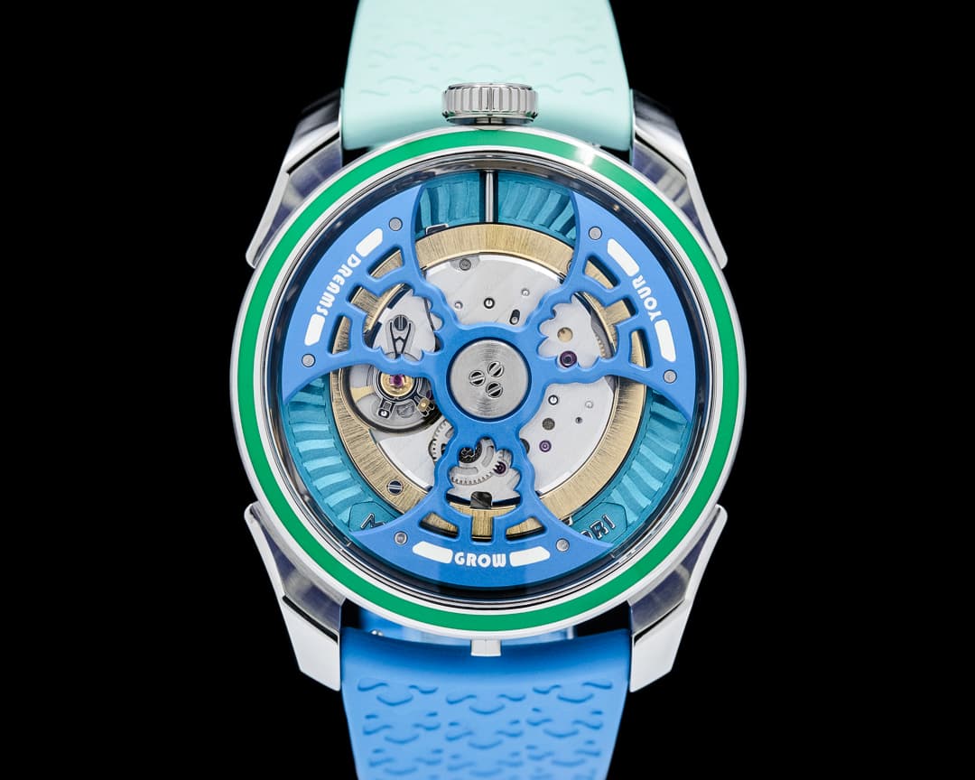 MB&F M.A.D. 1S Yinka Ilori "Grow Your Dreams" SS Blue Dial