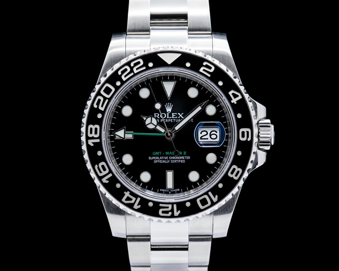 Rolex 116710LN GMT-Master II Ceramic SS Black Dial