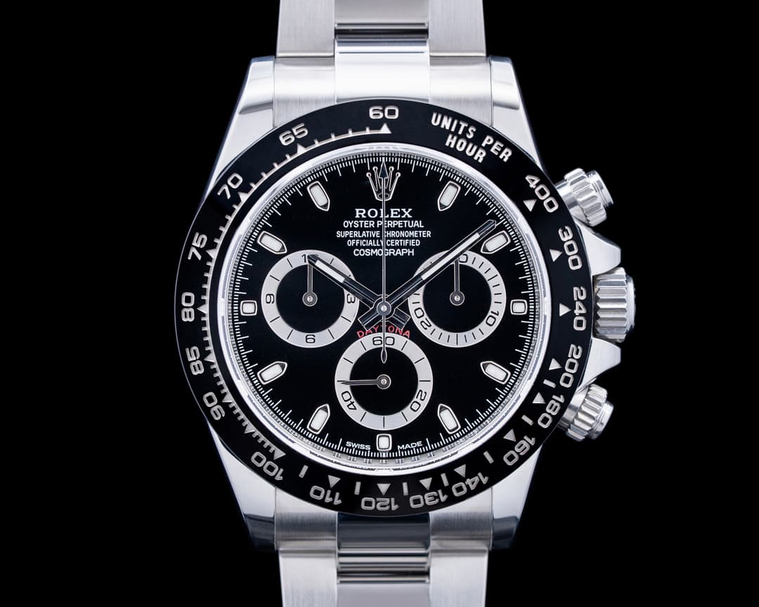 Rolex 116500LN Daytona Ceramic SS Black Dial