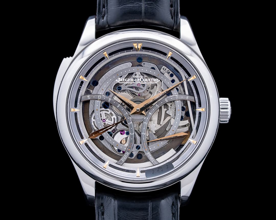 Image of Jaeger-LeCoultre Master Grande Tradition Minute Repeater Titanium Skeleton Dial LIMITED