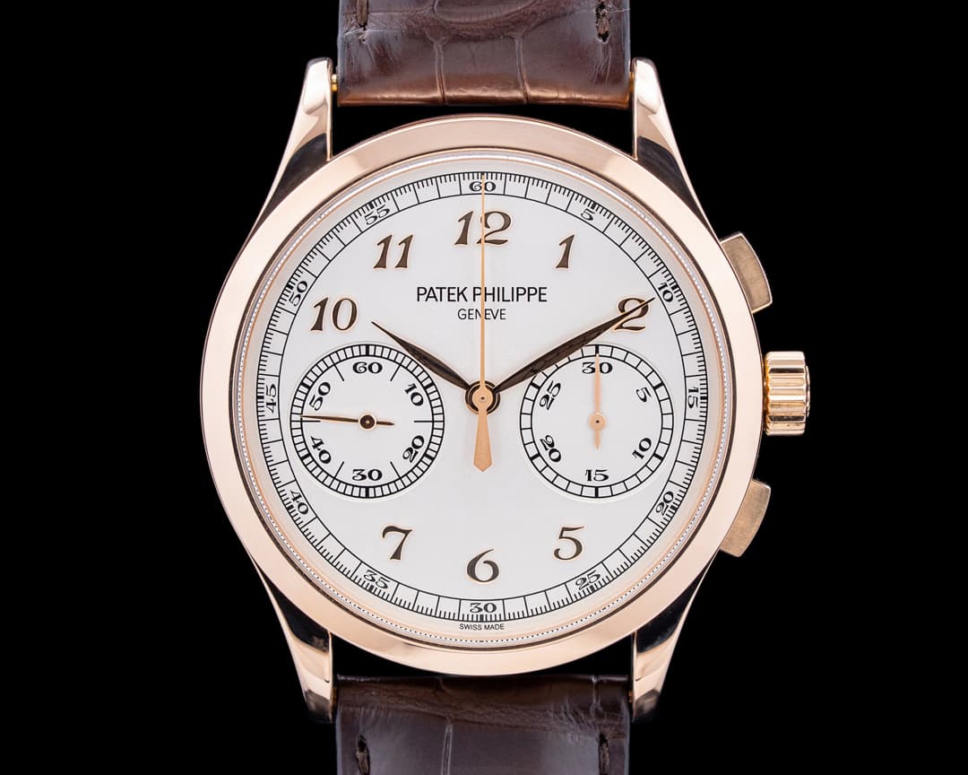 Image of Patek Philippe 5170R Complications Chronograph 18K Rose Gold Silver Dial