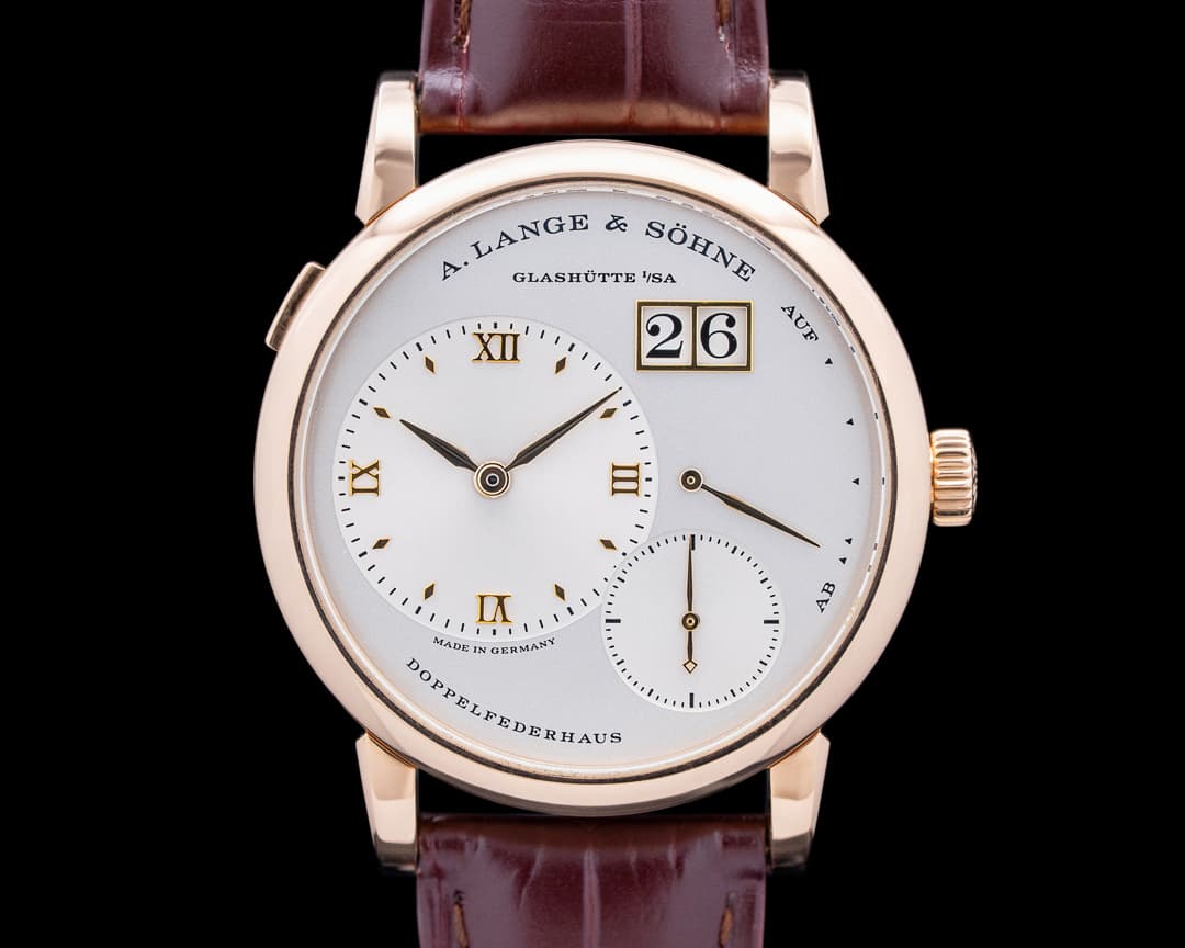 Image of A. Lange & Söhne 191.032 Lange 1 18K Rose Gold Silver Dial