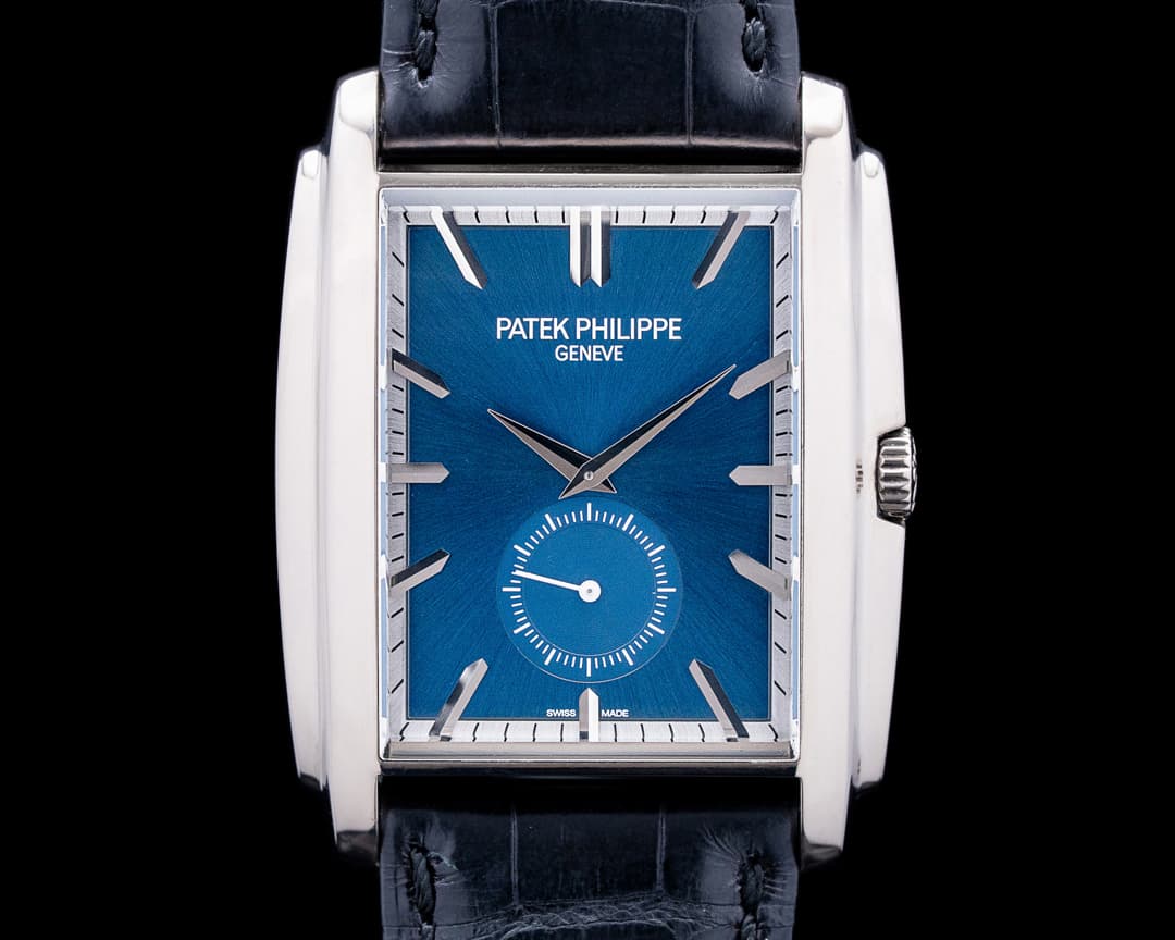 Image of Patek Philippe 5124G-011 Gondolo 18K White Gold Blue Dial