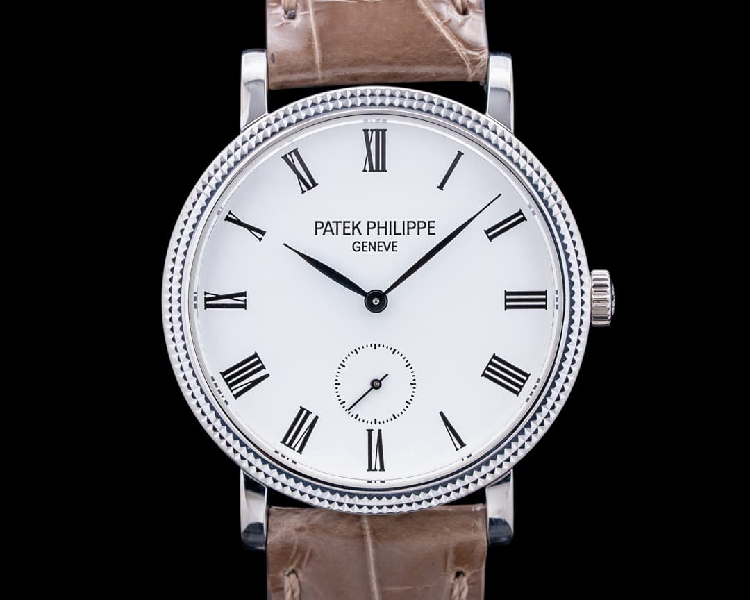 Patek Philippe 7119G Calatrava 18K White Gold White Dial