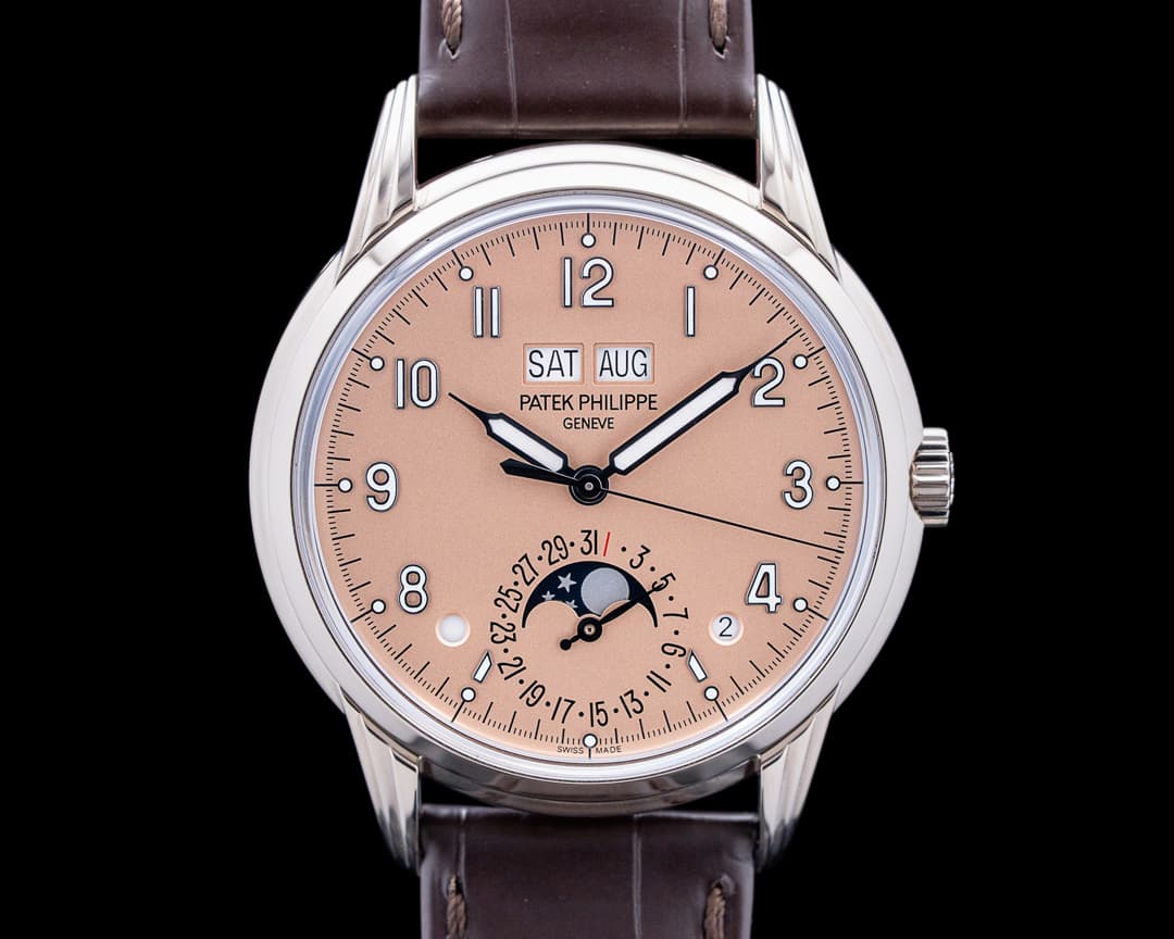 Patek Philippe 5320G Grand Complications Perpetual Calendar 18K WG Salmon Dial