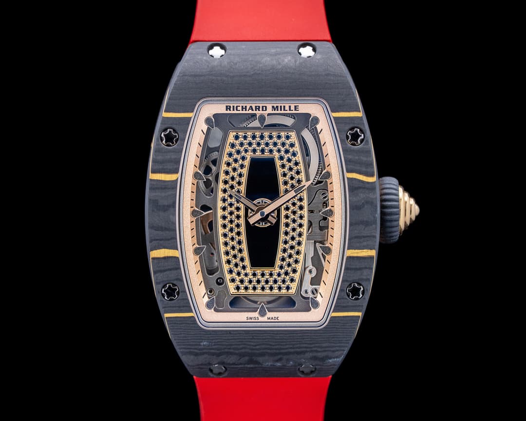 Richard Mille RM07-01 Automatic 18K Rose Gold Black Onyx Skeleton Dial 2026