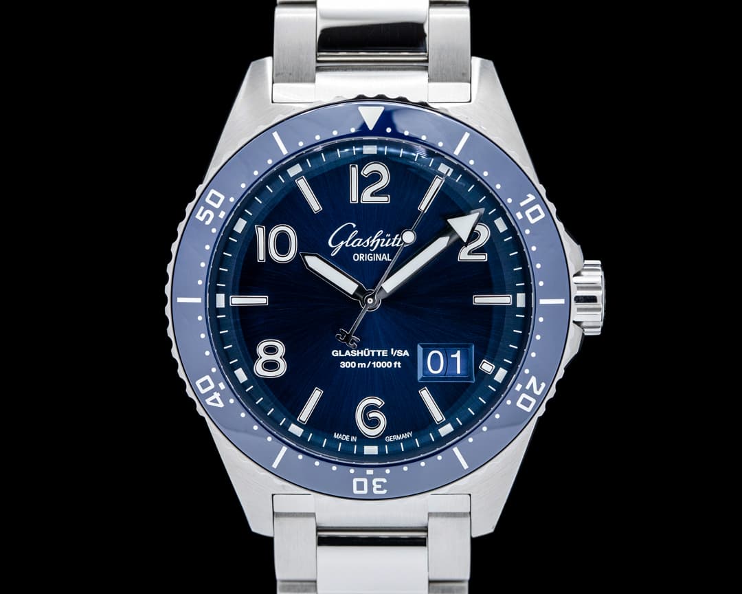 Glashütte Original SeaQ Panorama Date SS Blue Dial