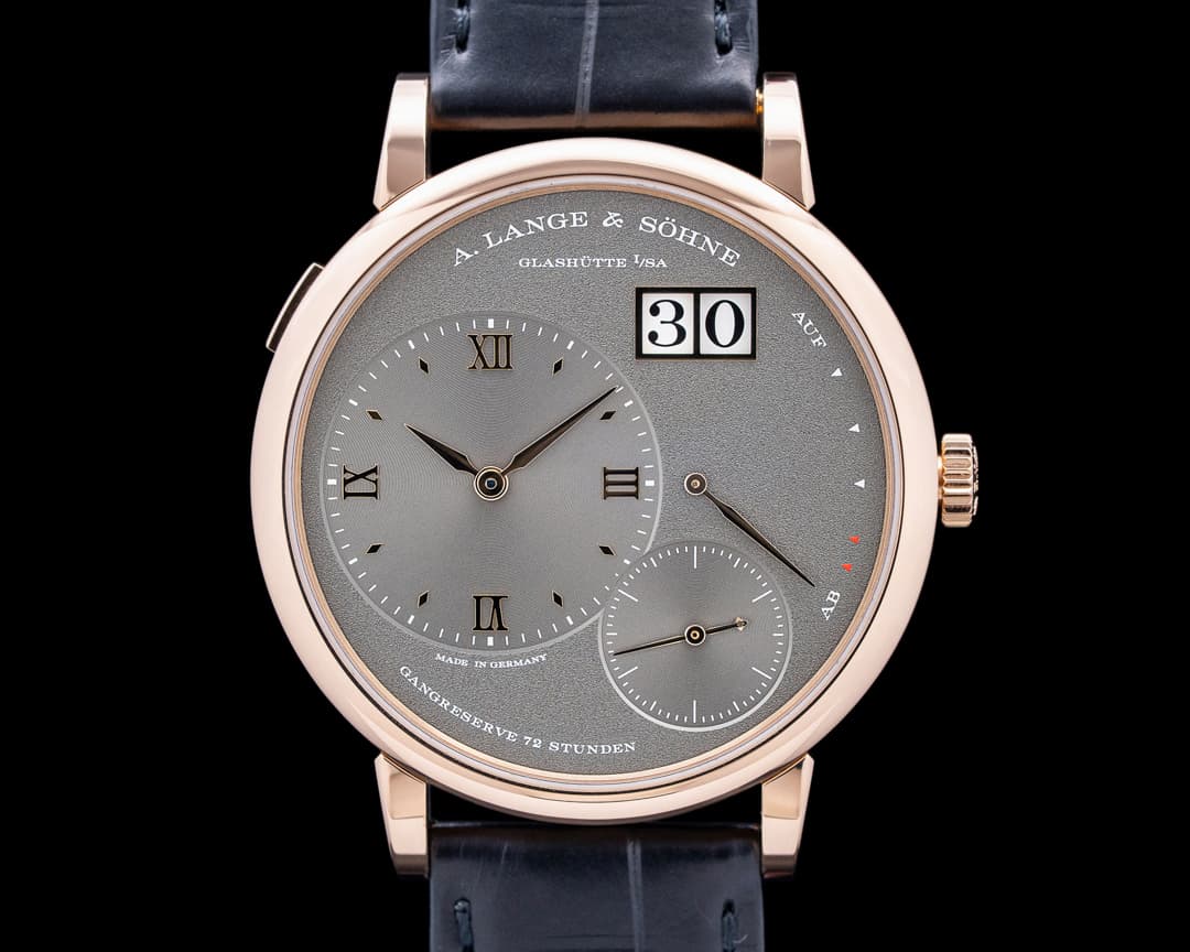 A. Lange & Söhne 137.033 Grand Lange 1 18K Rose Gold Gray Dial