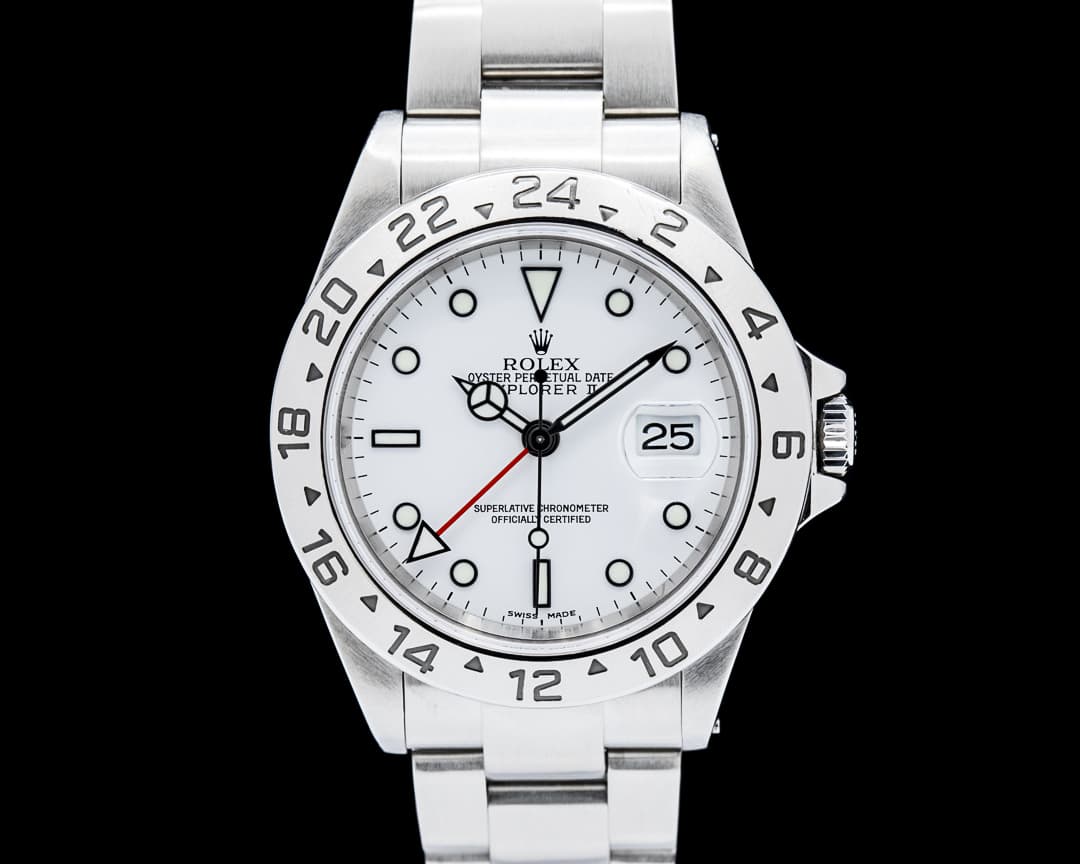 Image of Rolex 16570 Explorer II Polar SS White Dial Circa. 2002