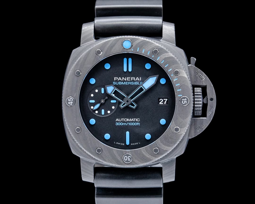 Panerai PAM00960 Submersible 42 Carbotech Black Dial