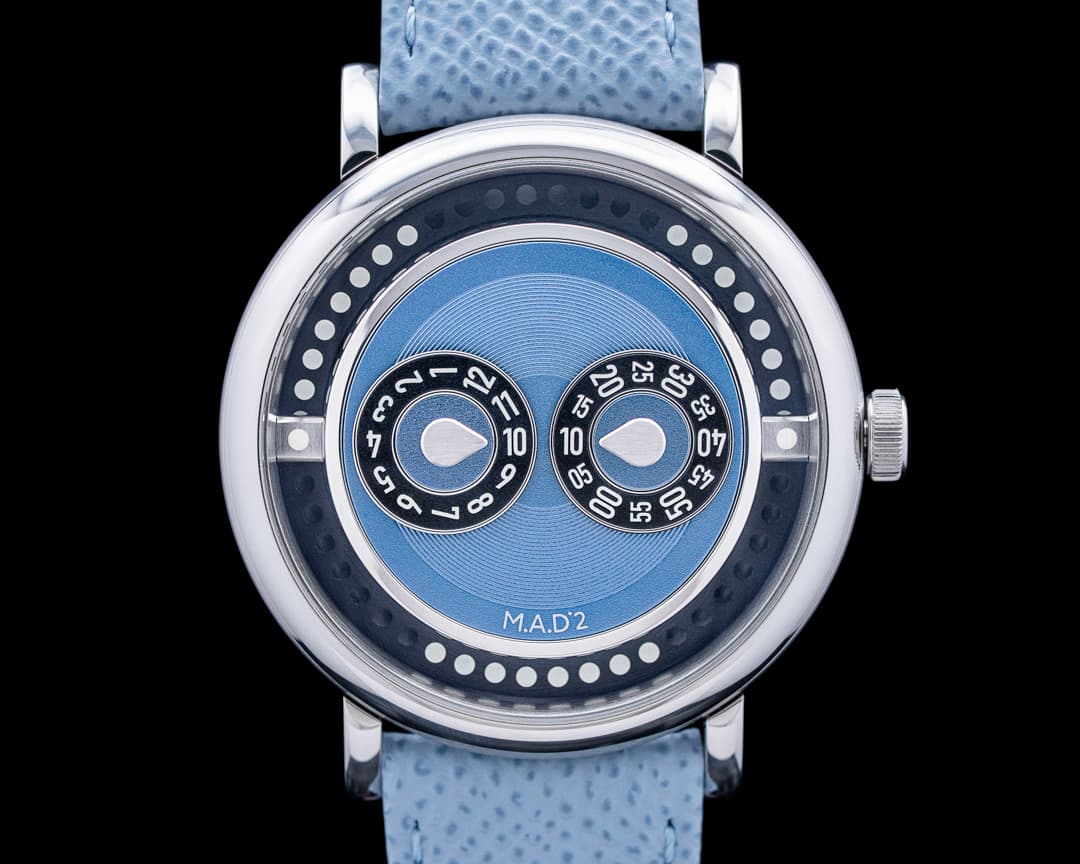MB&F M.A.D. 2 SS Blue Dial