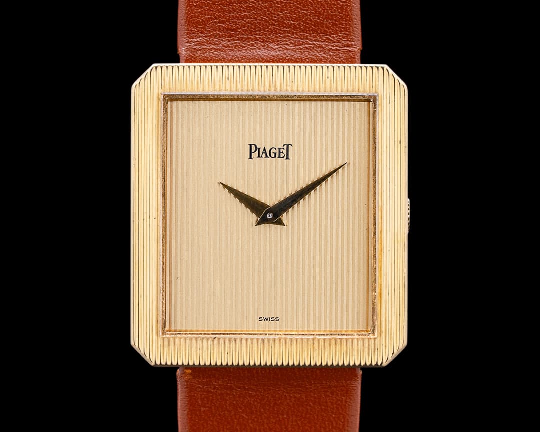 Image of Piaget 91542 Protocole Manual Wind 18K Yellow Gold Champagne Dial