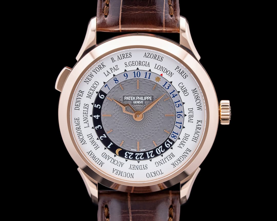 Image of Patek Philippe 5230R World Time 18K Rose Gold Silver Dial